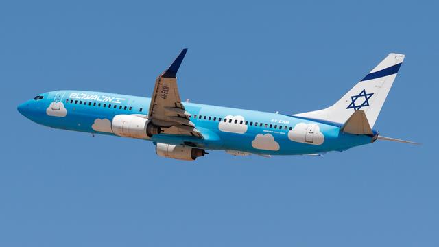 4X-EKM:Boeing 737-800:EL AL